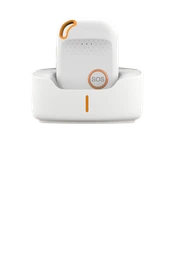 Draagbare alarmknop met oplaadstation